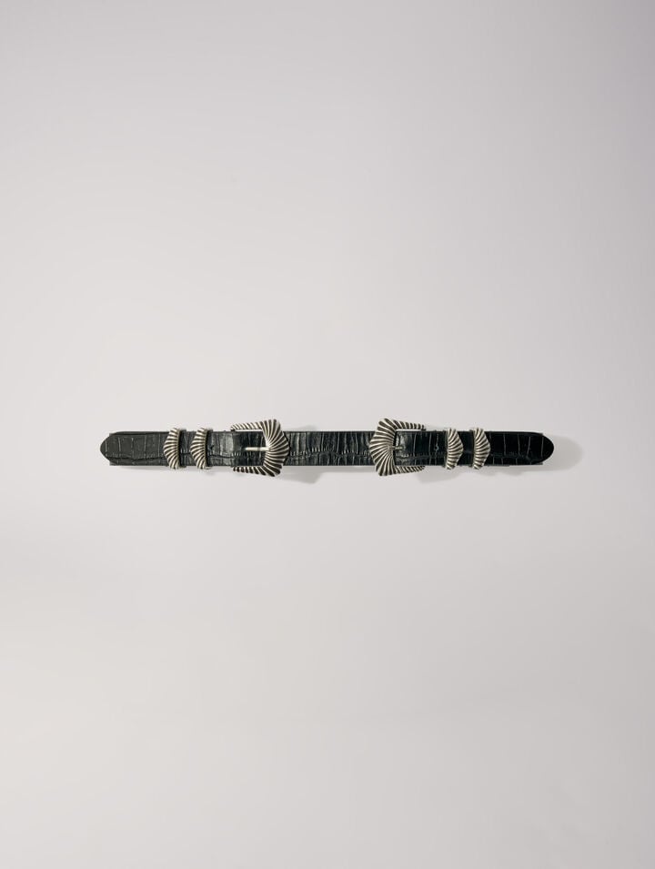 Double buckle belt