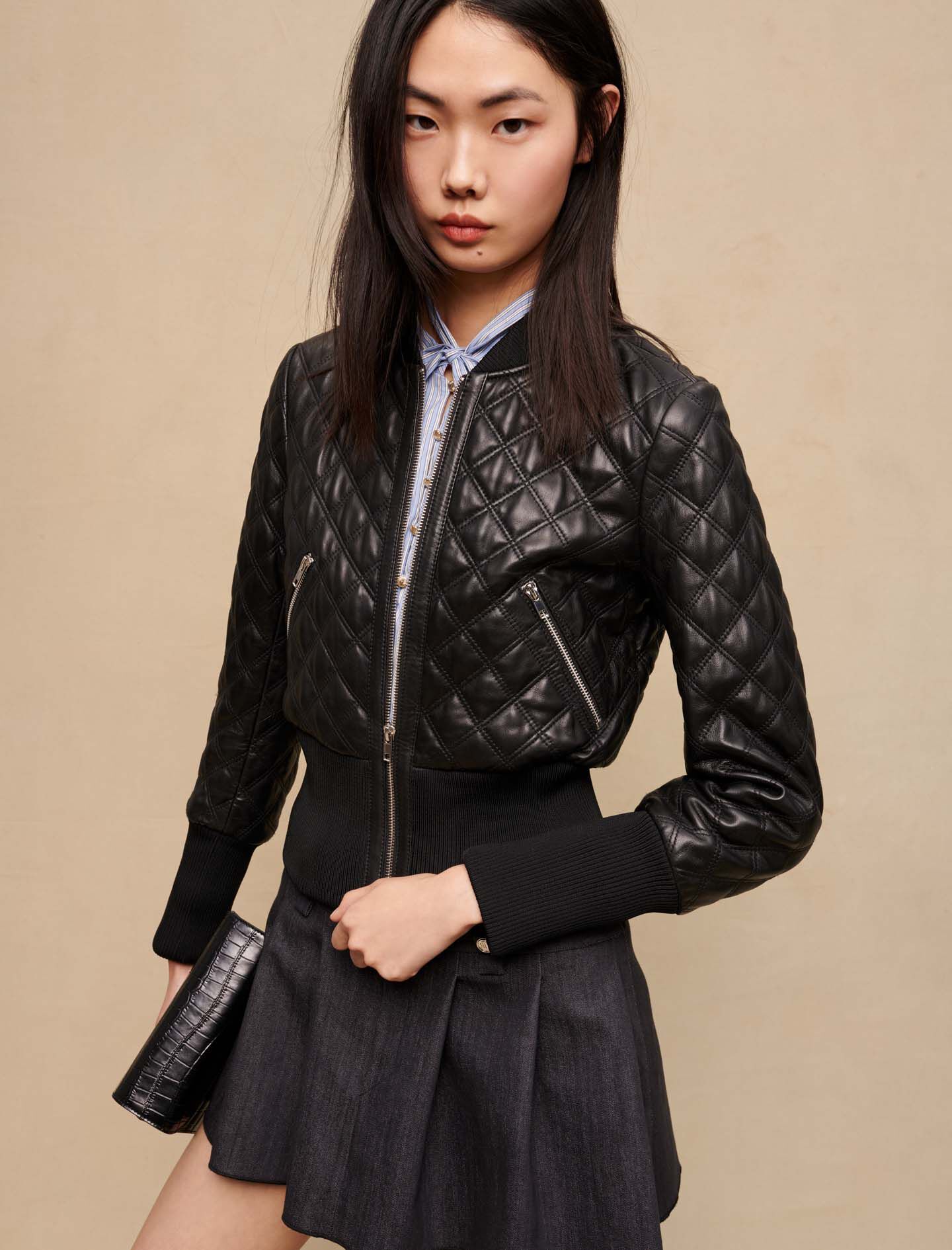 Maje jacket sale top