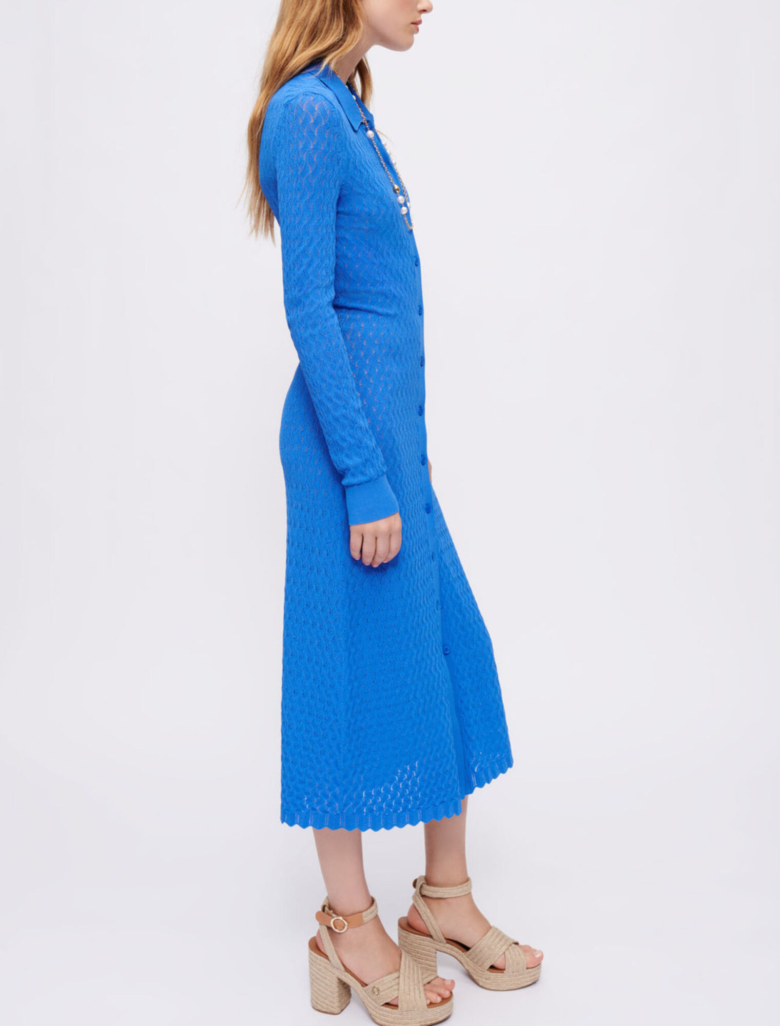 Pointelle cardigan