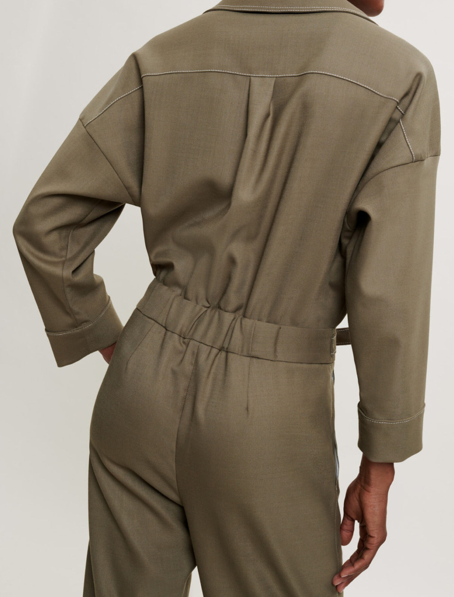 Straight-leg jumpsuit