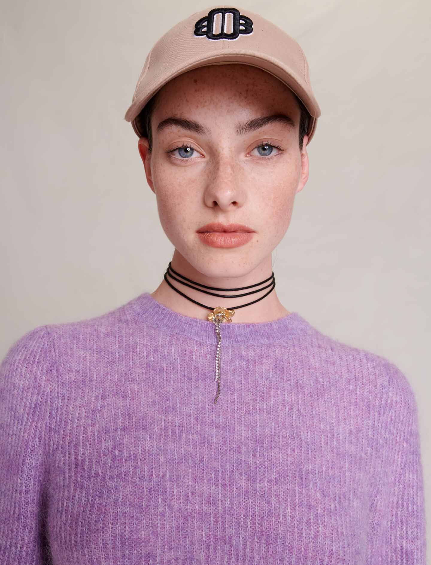 Knit jumper Purple For Women | Maje