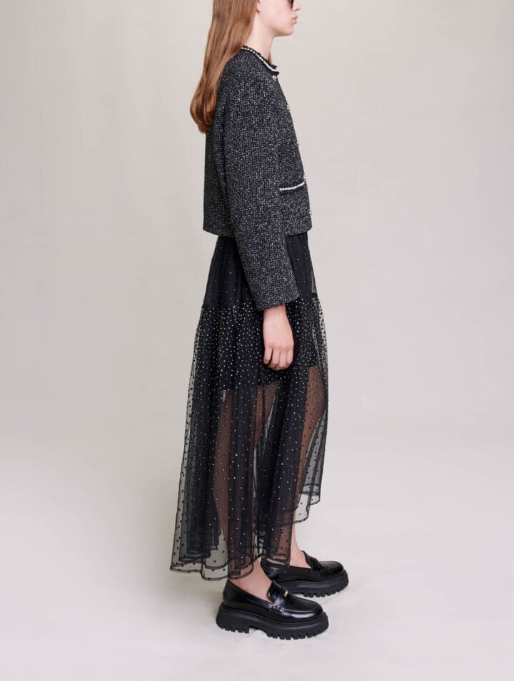 Short beaded jacket
