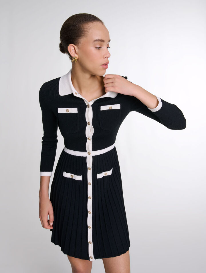 Short knit dress