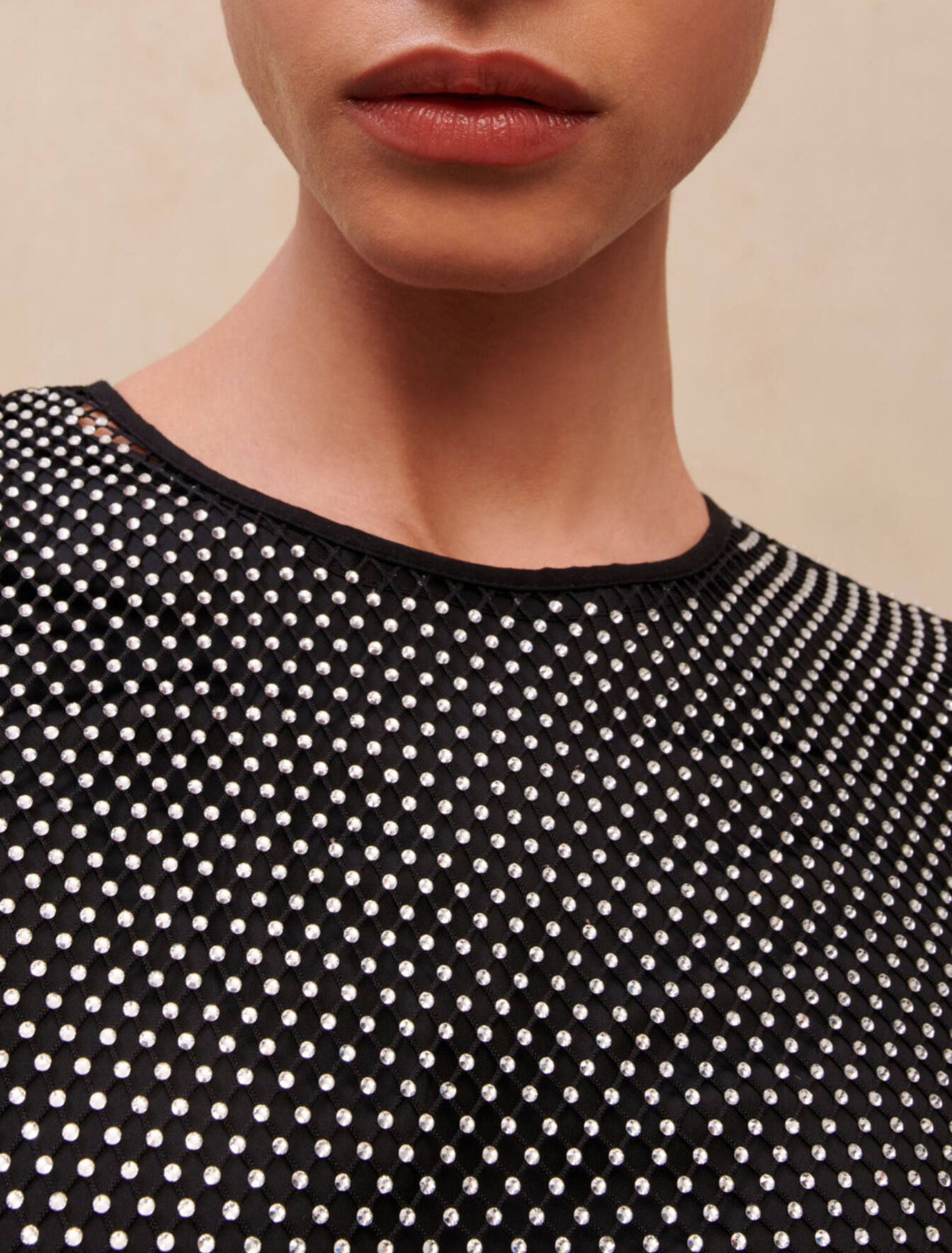 Short diamanté dress