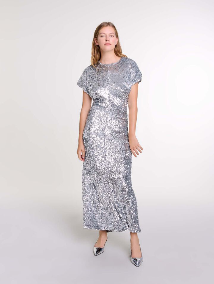 Sequin maxi dress