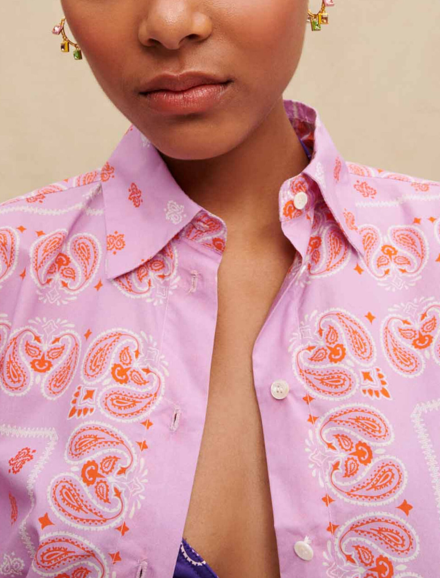 Paisley print shirt