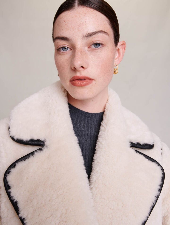 Short faux fur coat