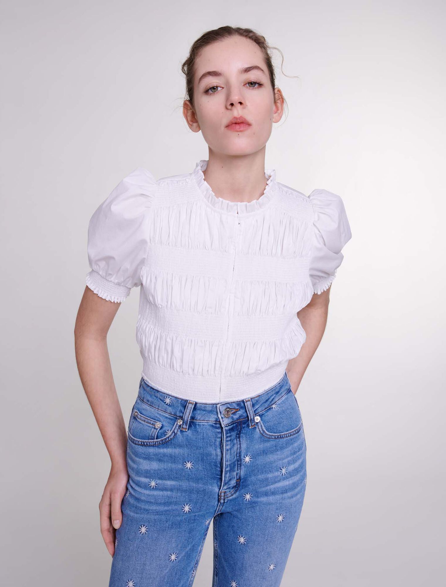 Embroidered jeans