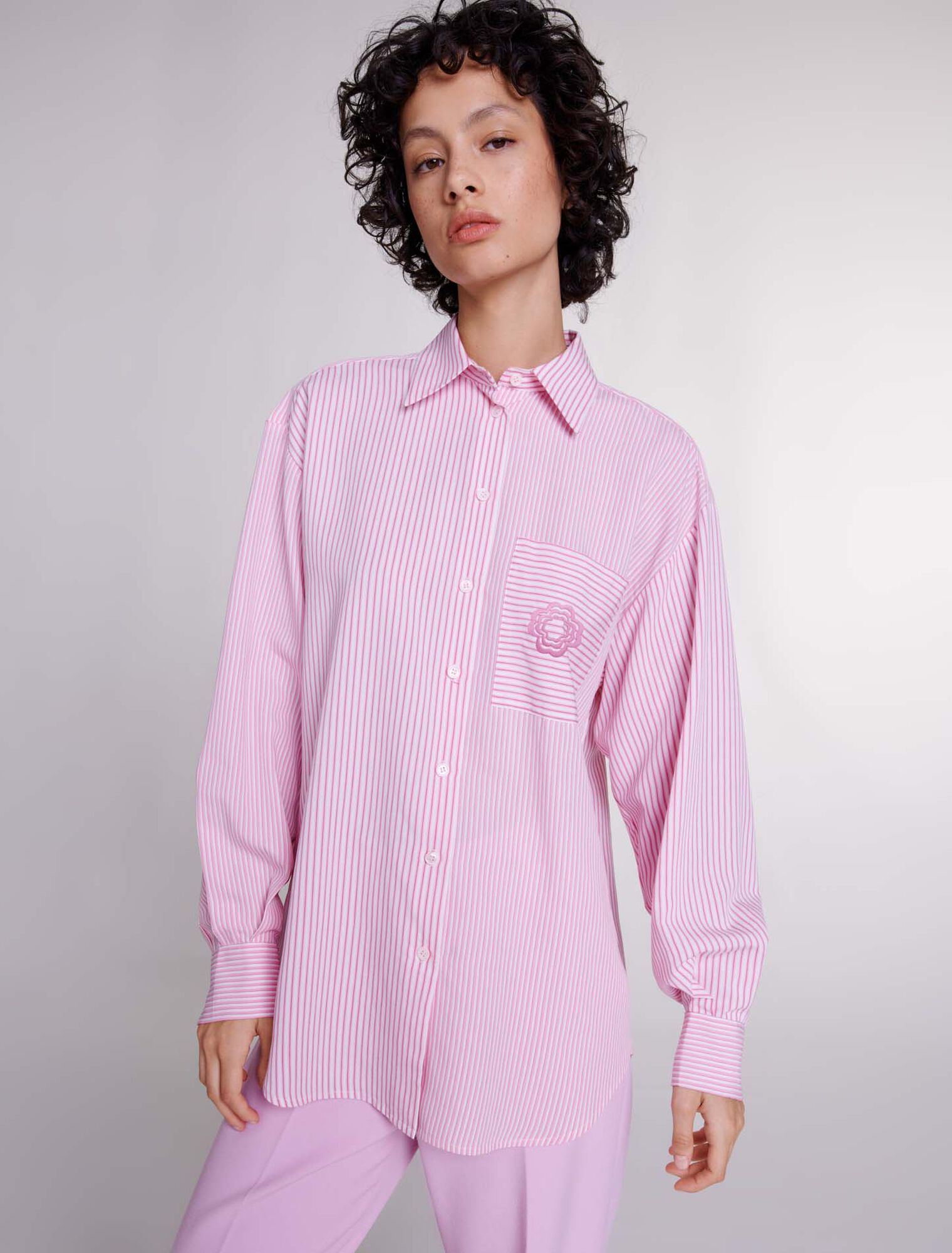 Long stripy shirt