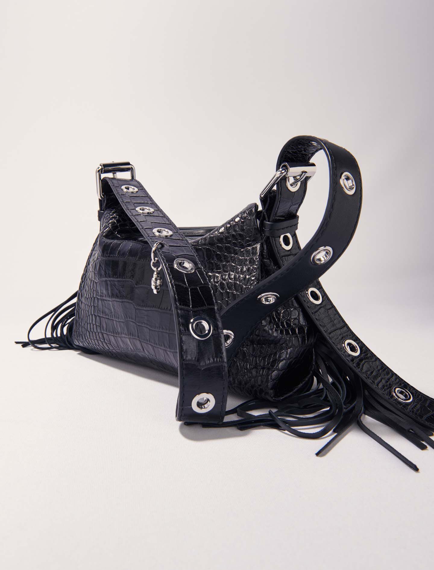 トートバッグ Elleme Small Dimple Handbag - Silver/Black - Strass Elleme Small Dimple Handbag - Silver/Black - Strass Bag