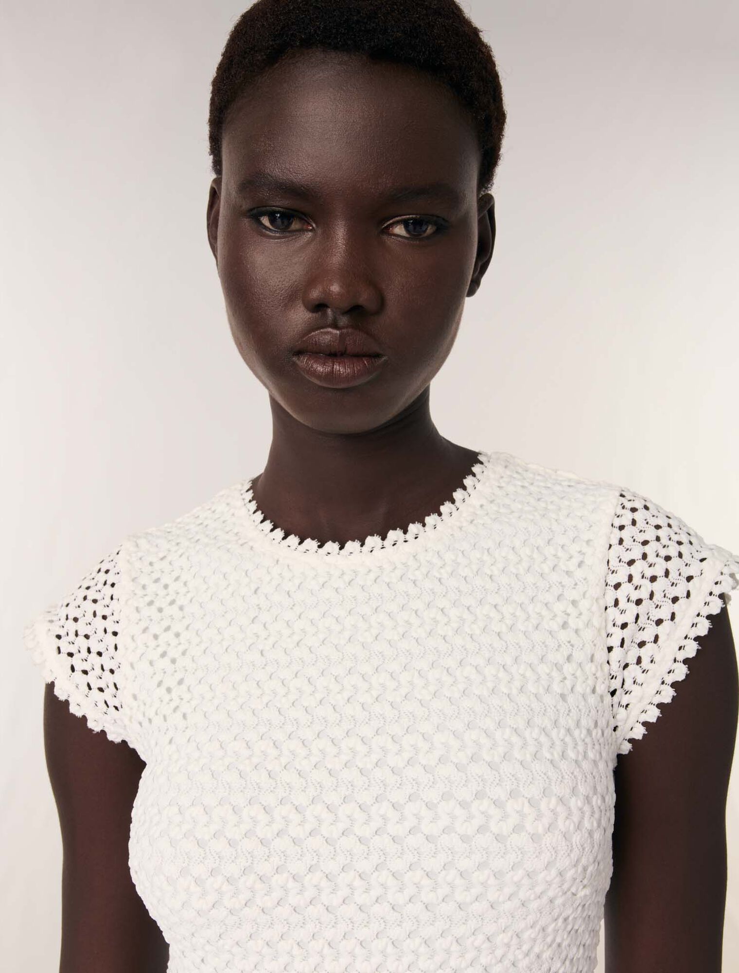 Mini crochet dress
