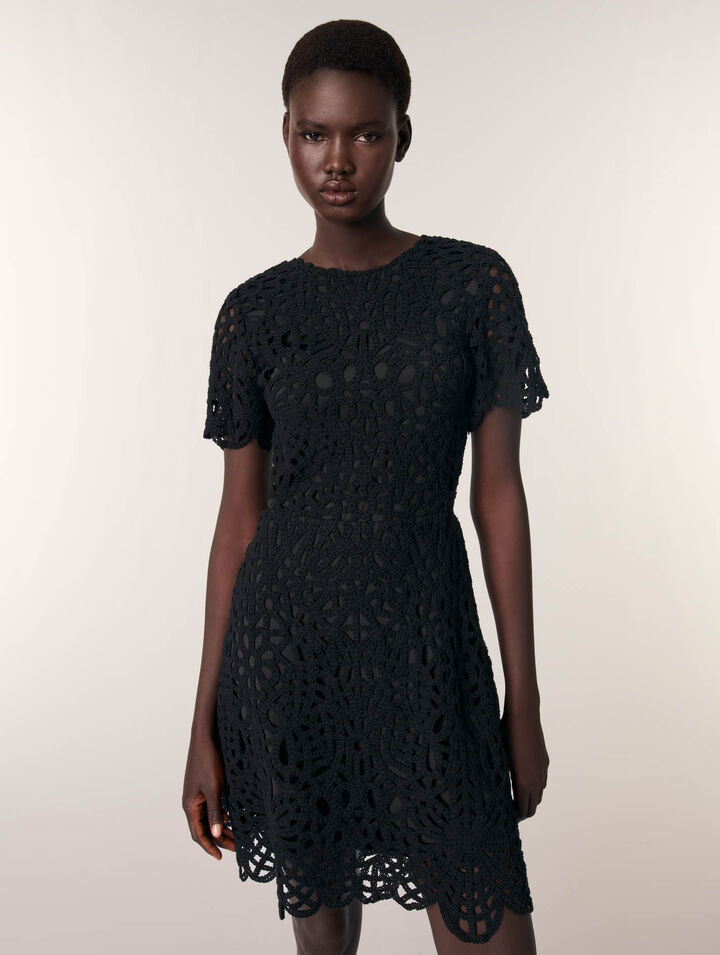 Mini crochet dress