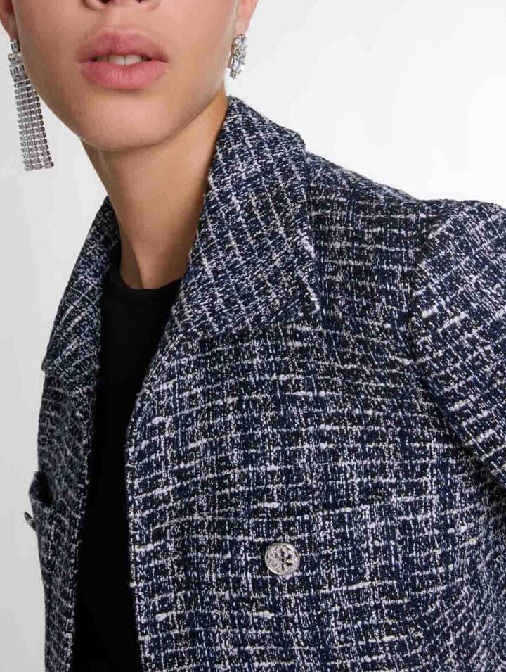 2-in-1 tweed dress