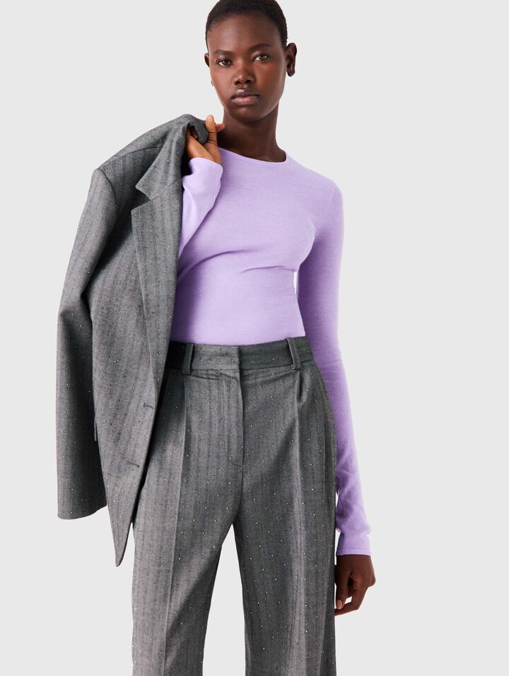 Rhinestone suit trousers