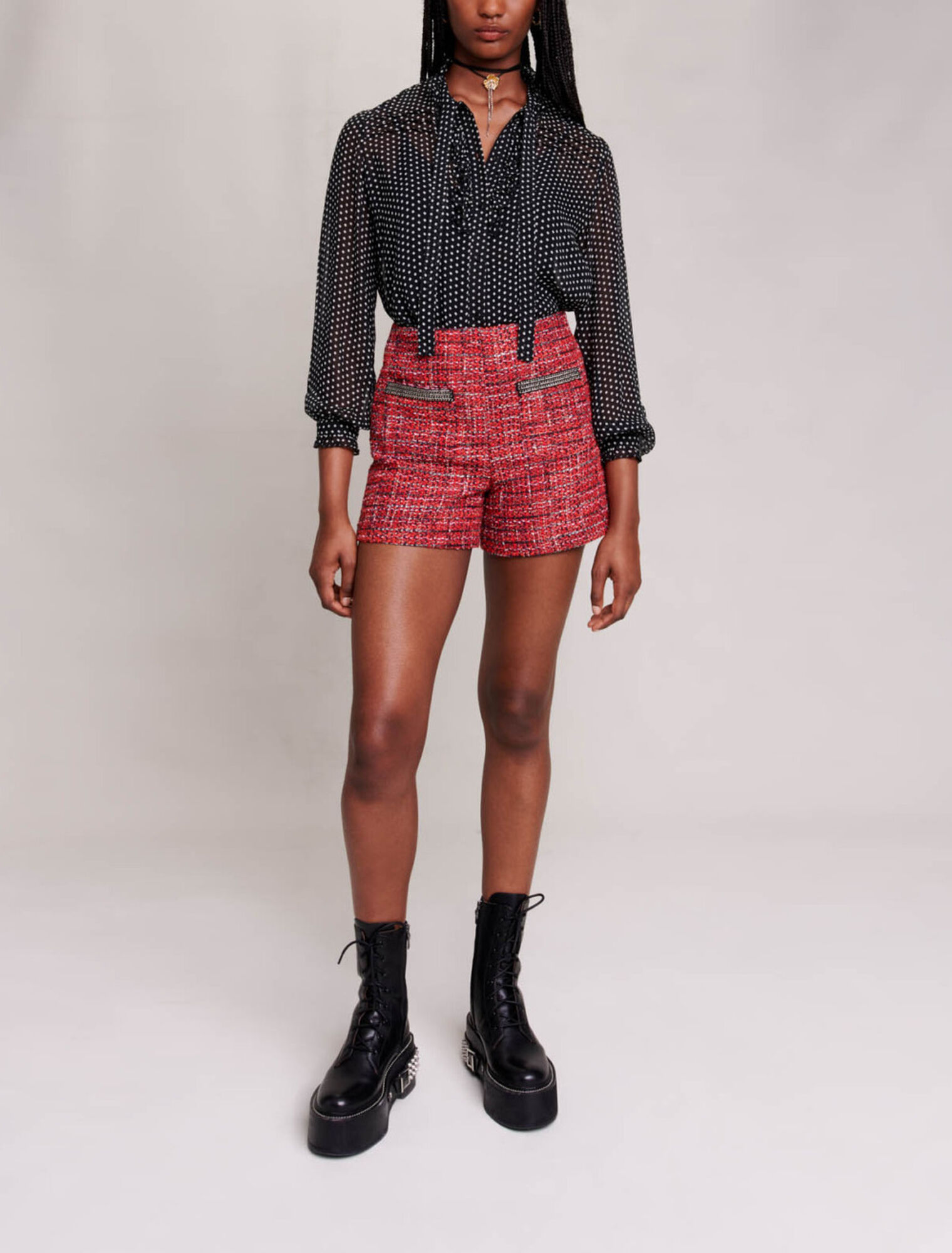 Polka dot blouse