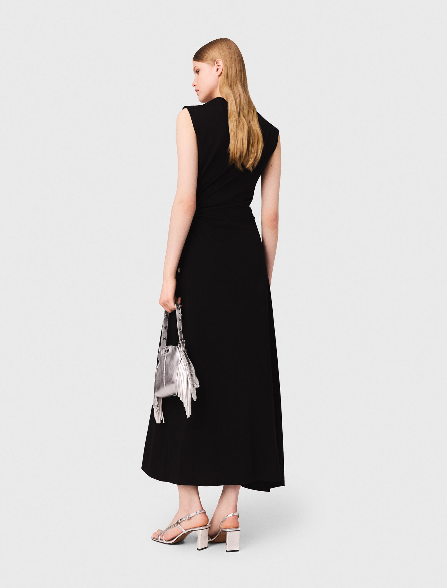 Cutout waist maxi dress