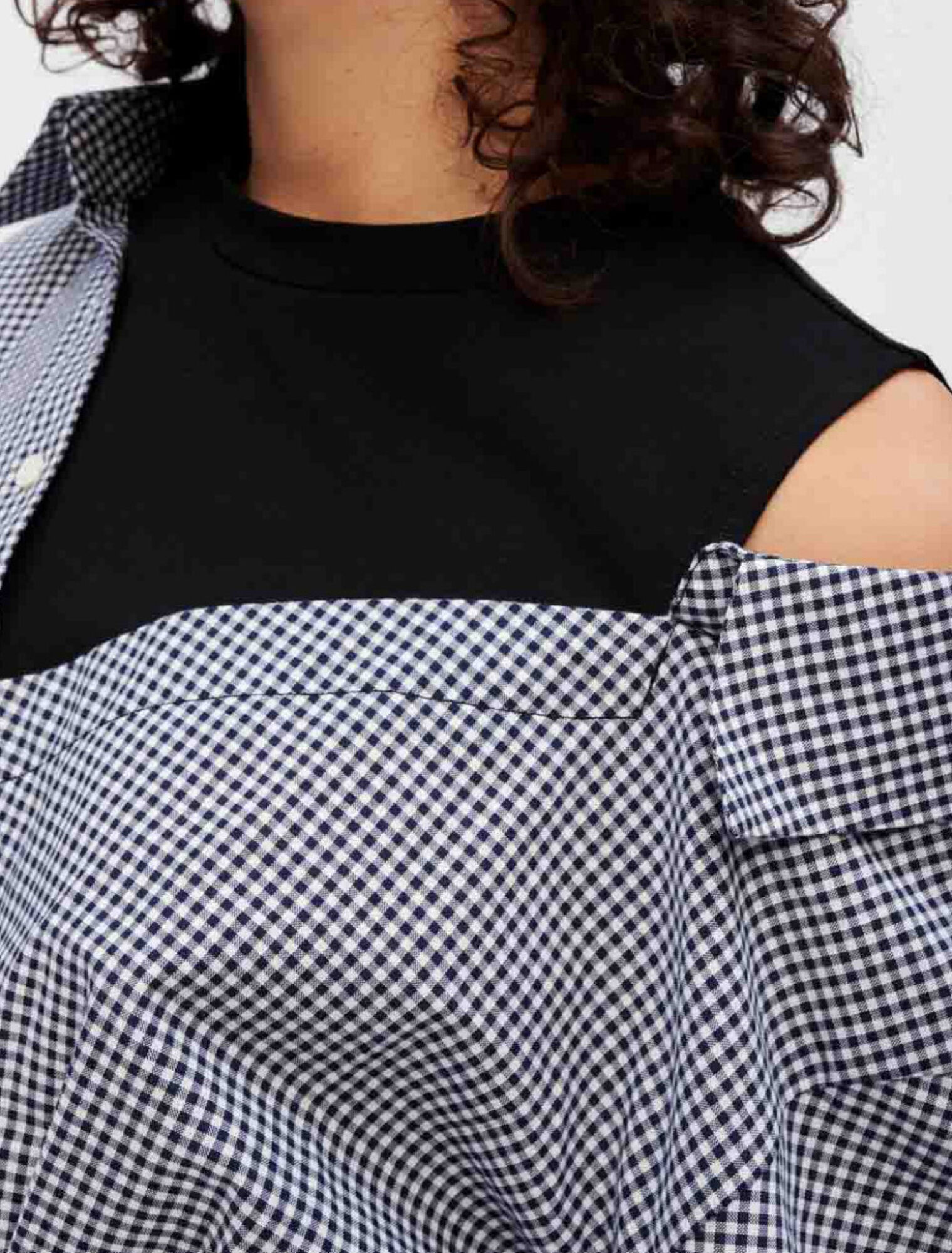 Trompe-l’oeil shirt dress
