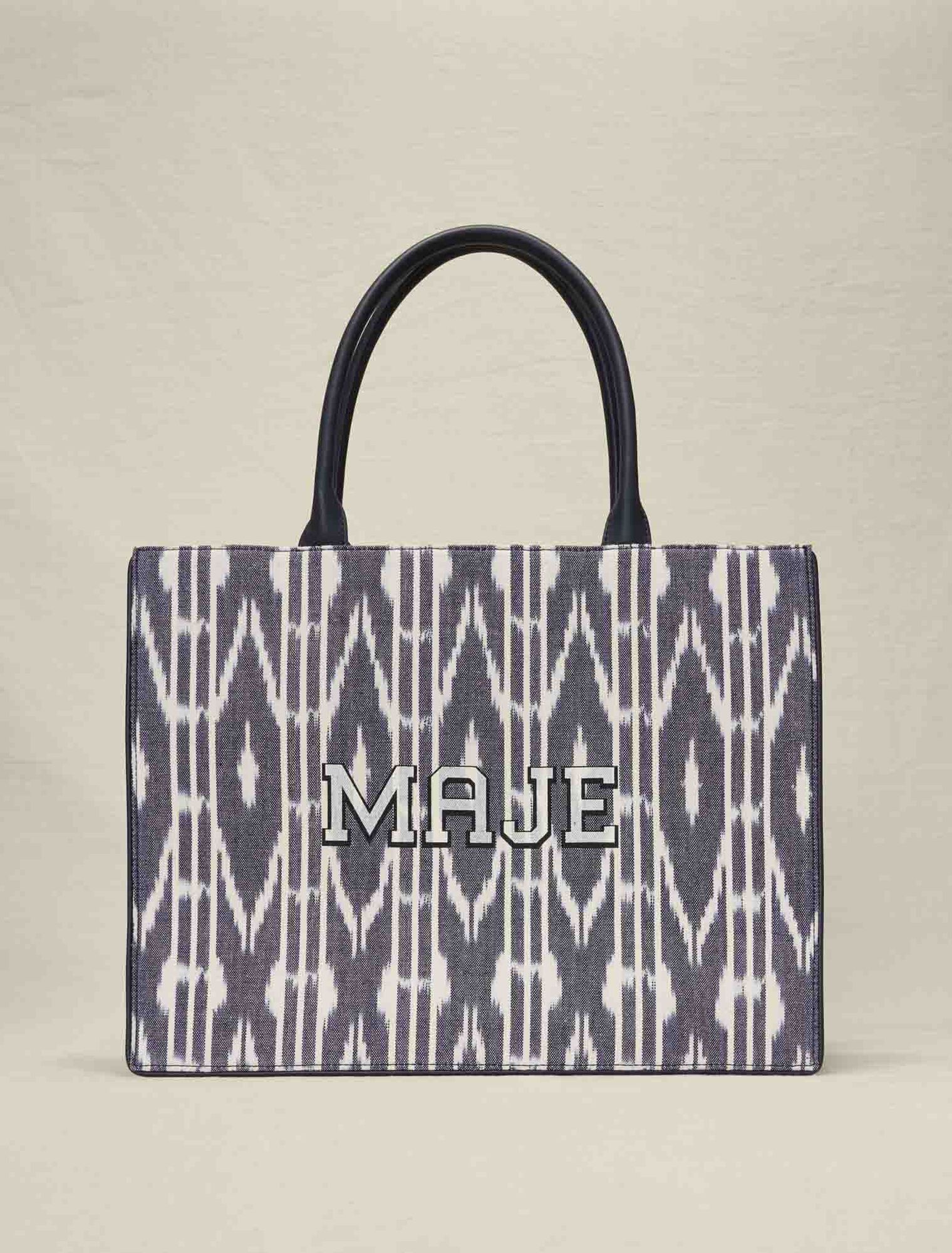 Tie&dye canvas tote bag