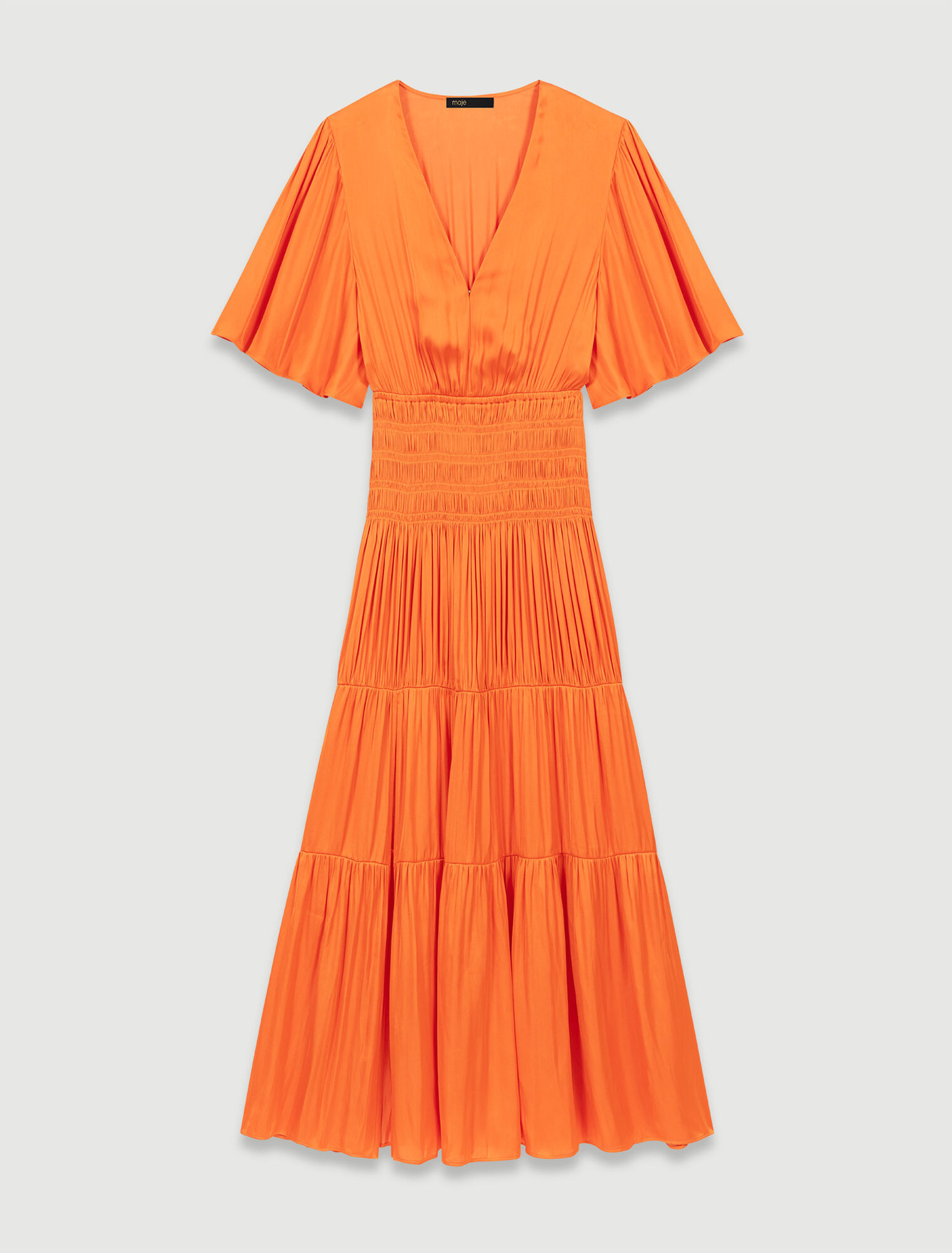 Long satiny dress