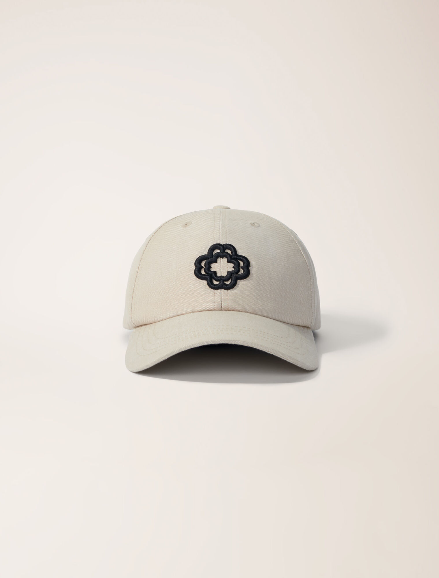 Linen and cotton cap