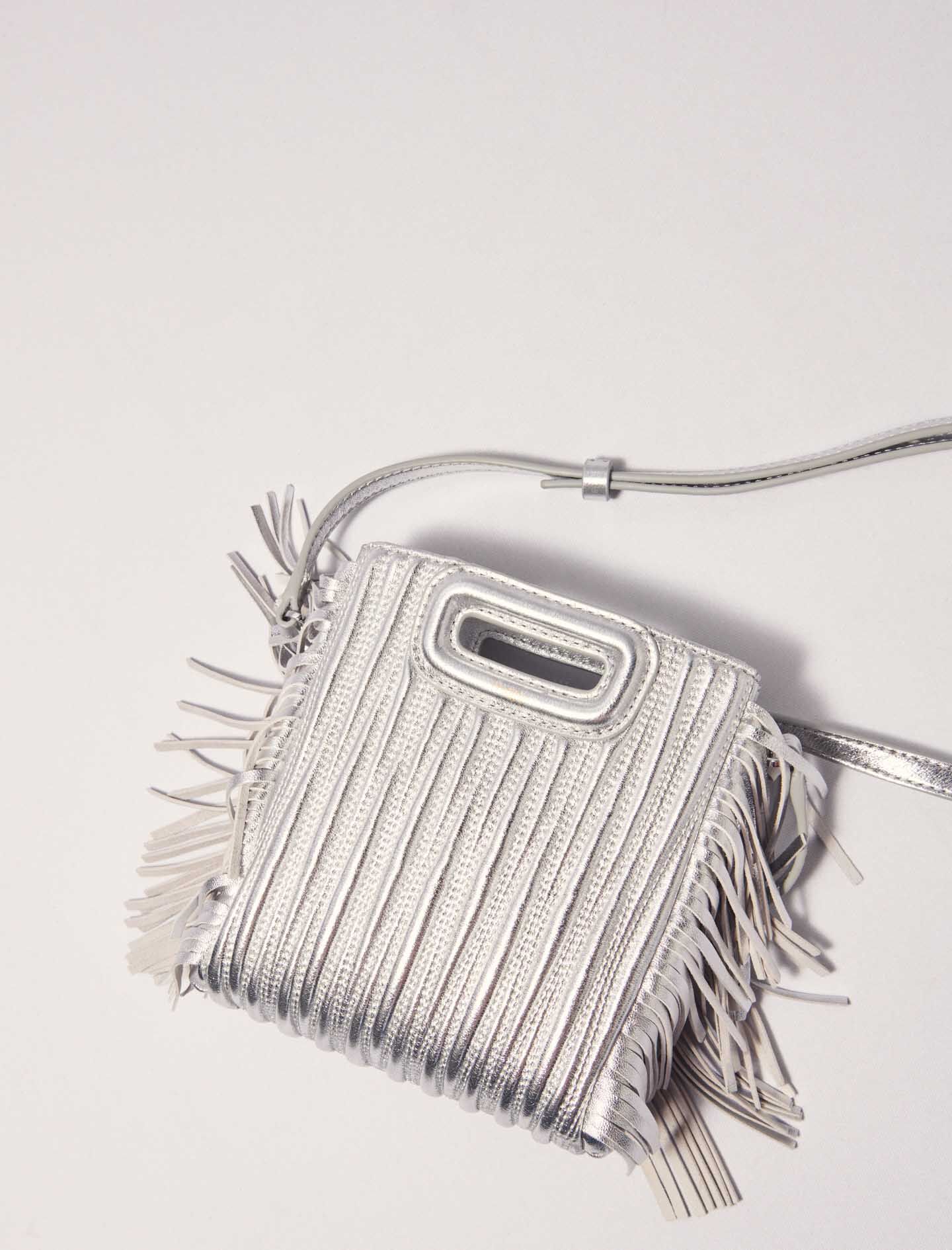 スーパーセール 50％（福袋 Metallic quilted Women For Gray / Black bag Mini M leather トップス