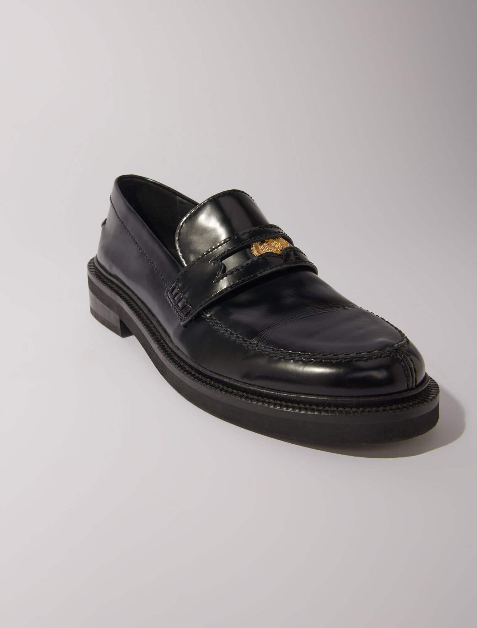 Leather loafers
