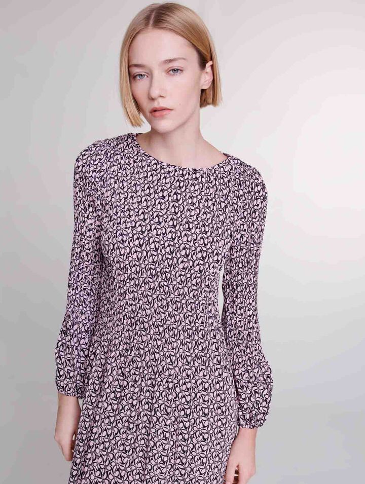 Short patterned dress