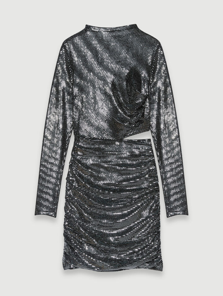 Short silver dress