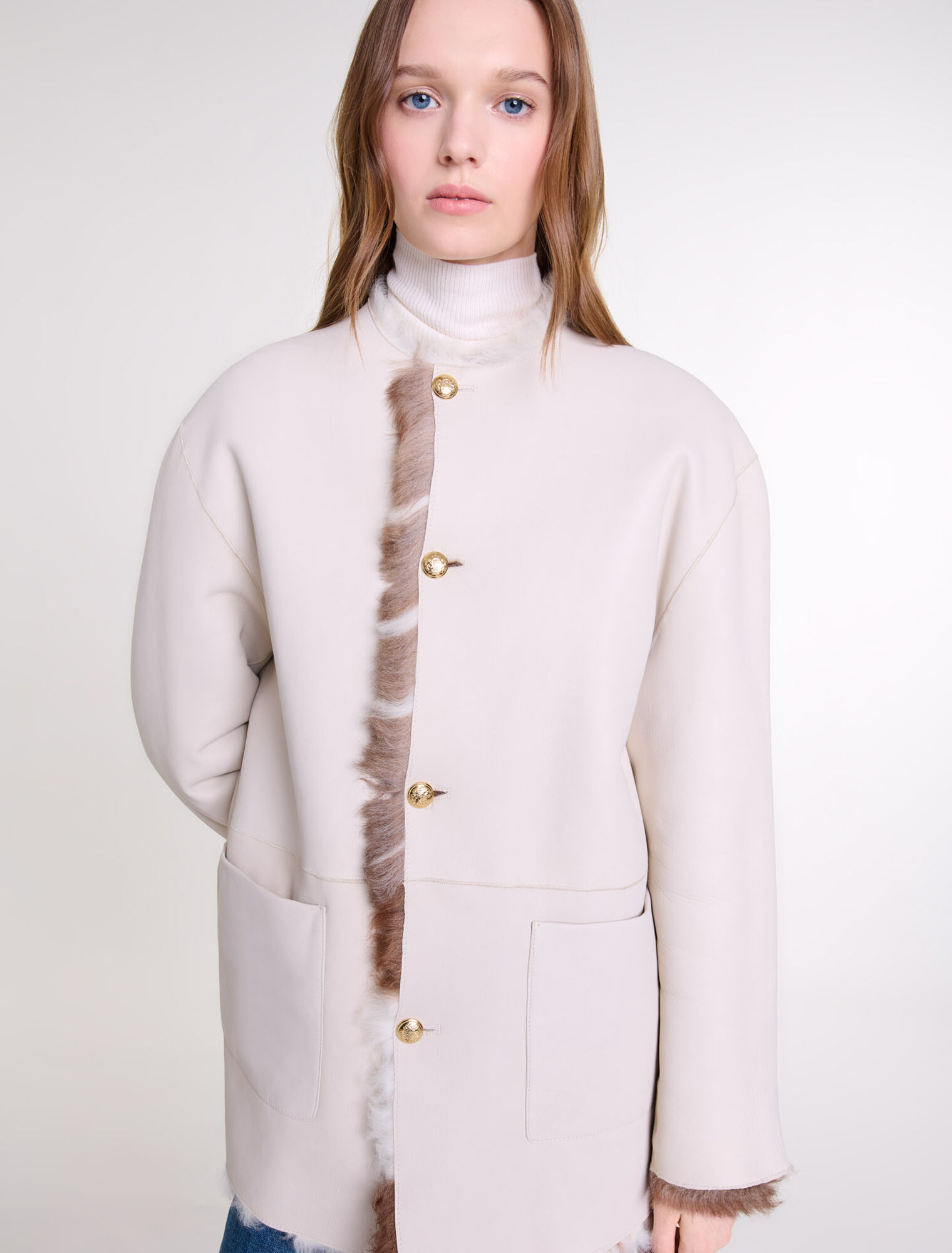 Reversible shearling