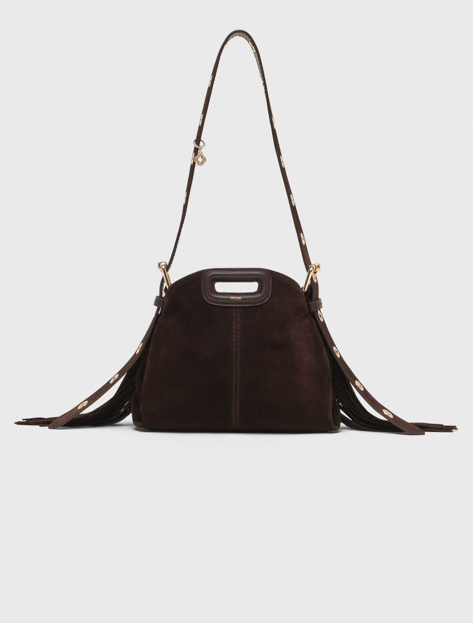 Suede leather Miss M Mini bag