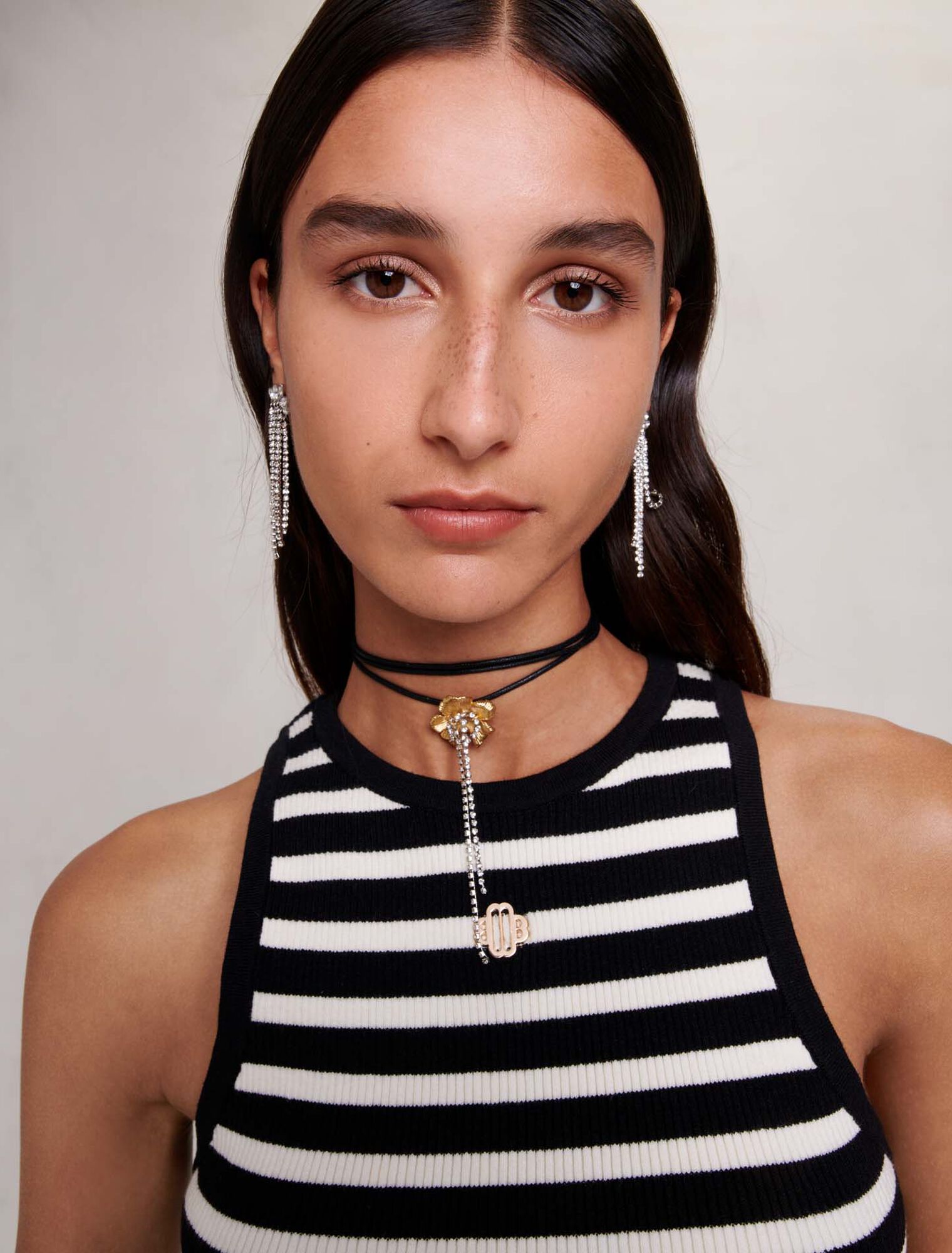 Striped crop top