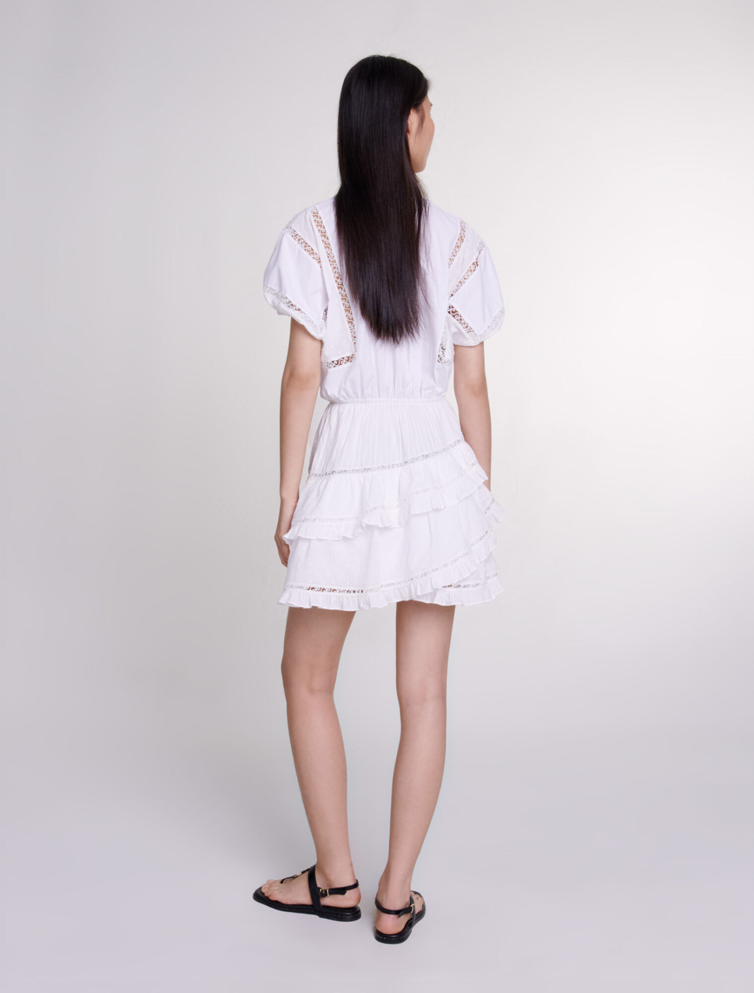 Short embroidered dress