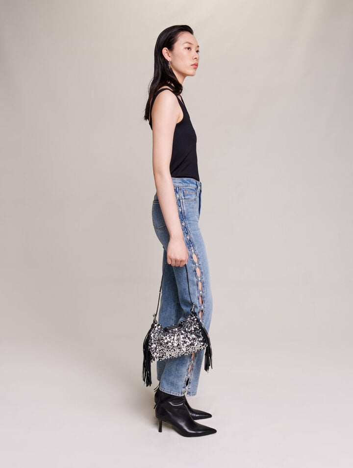 Straight-leg jeans