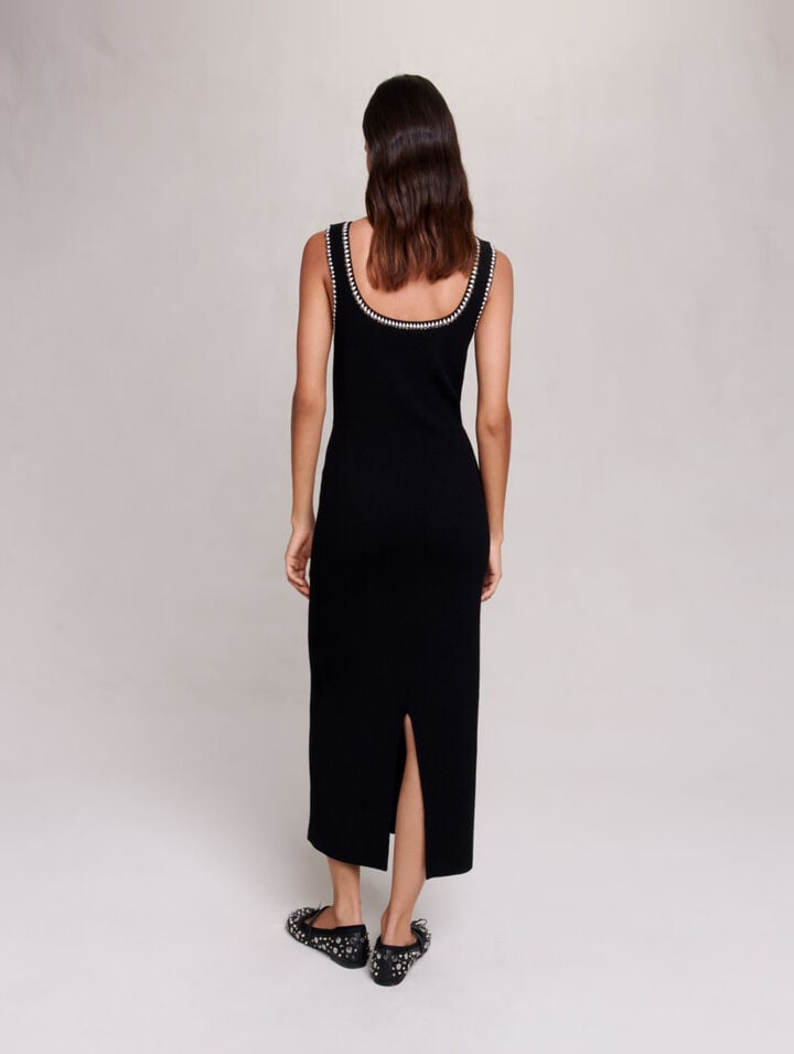 Knit maxi dress