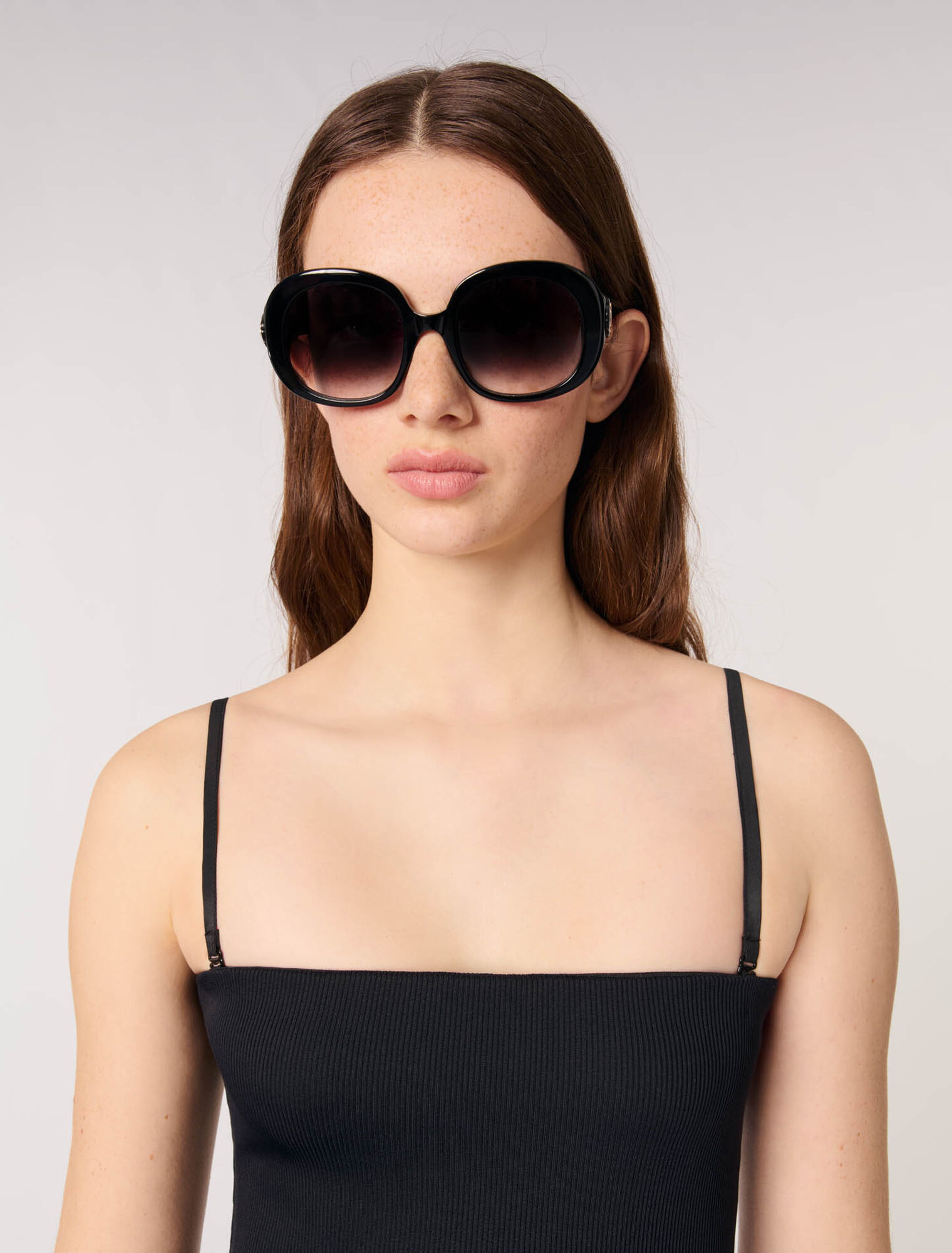 Strapless mesh and taffeta dress