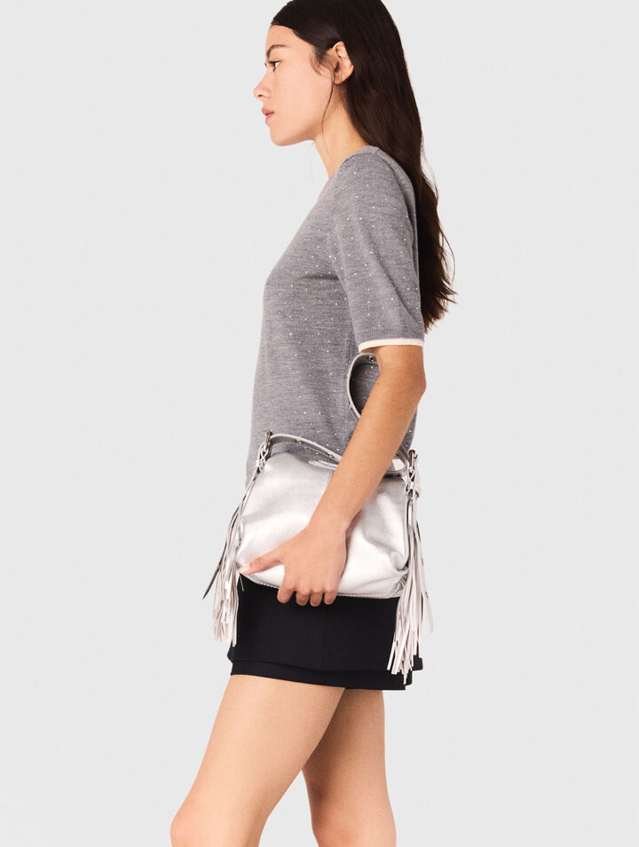 Metallic leather Miss M Mini bag