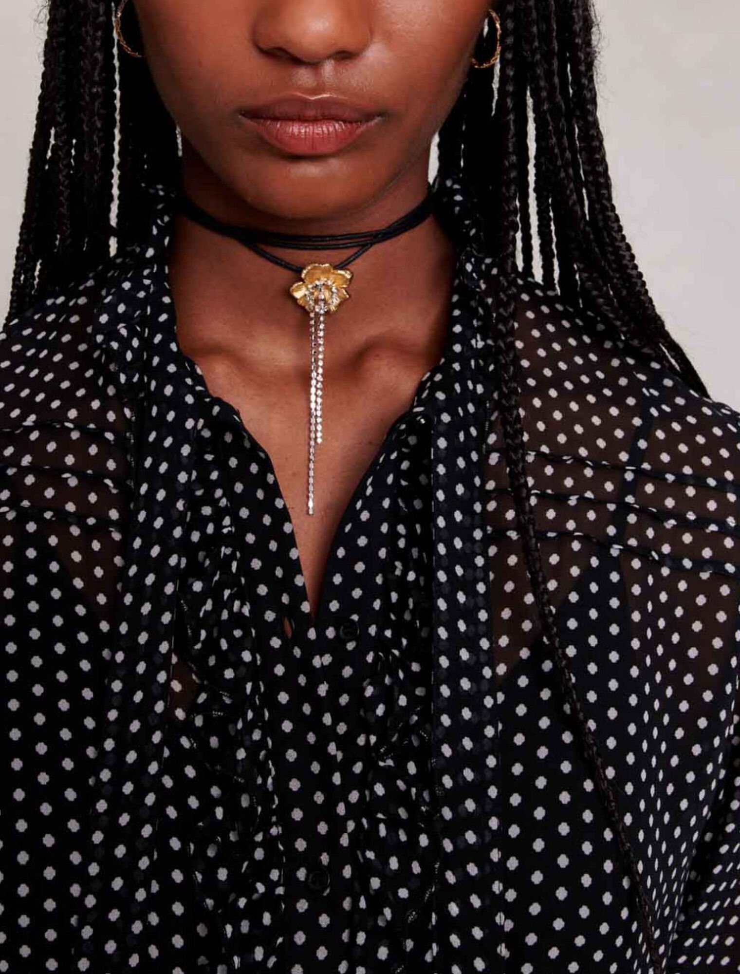 Polka dot blouse