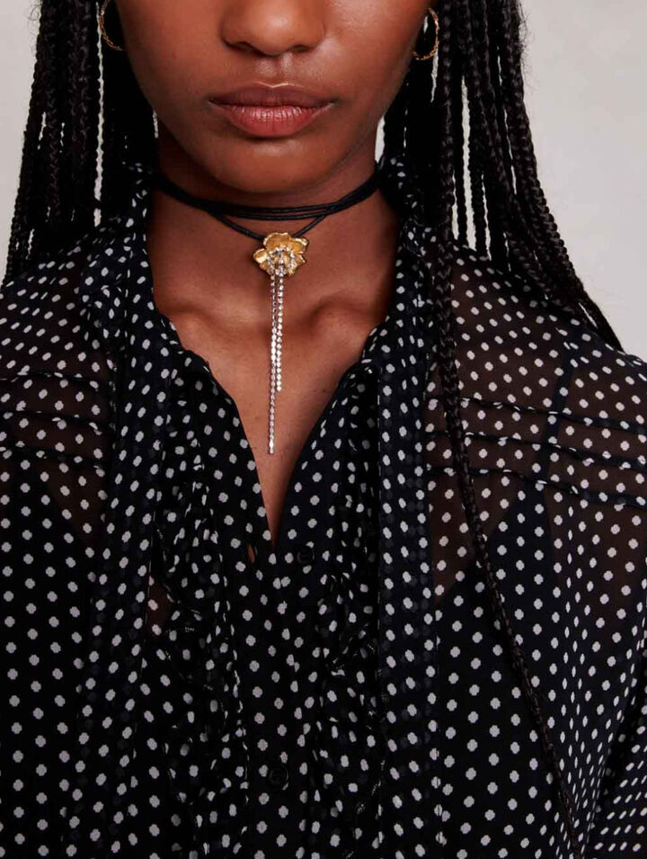 Polka dot blouse