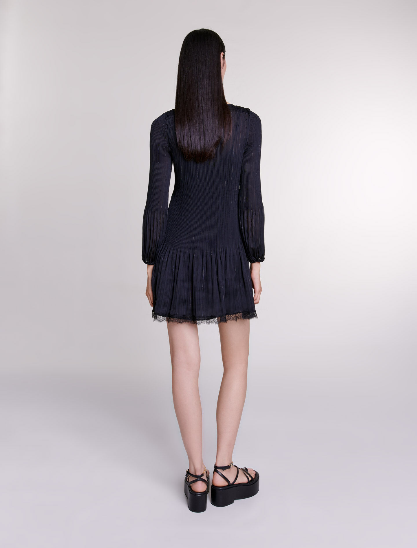 Short pleated dress