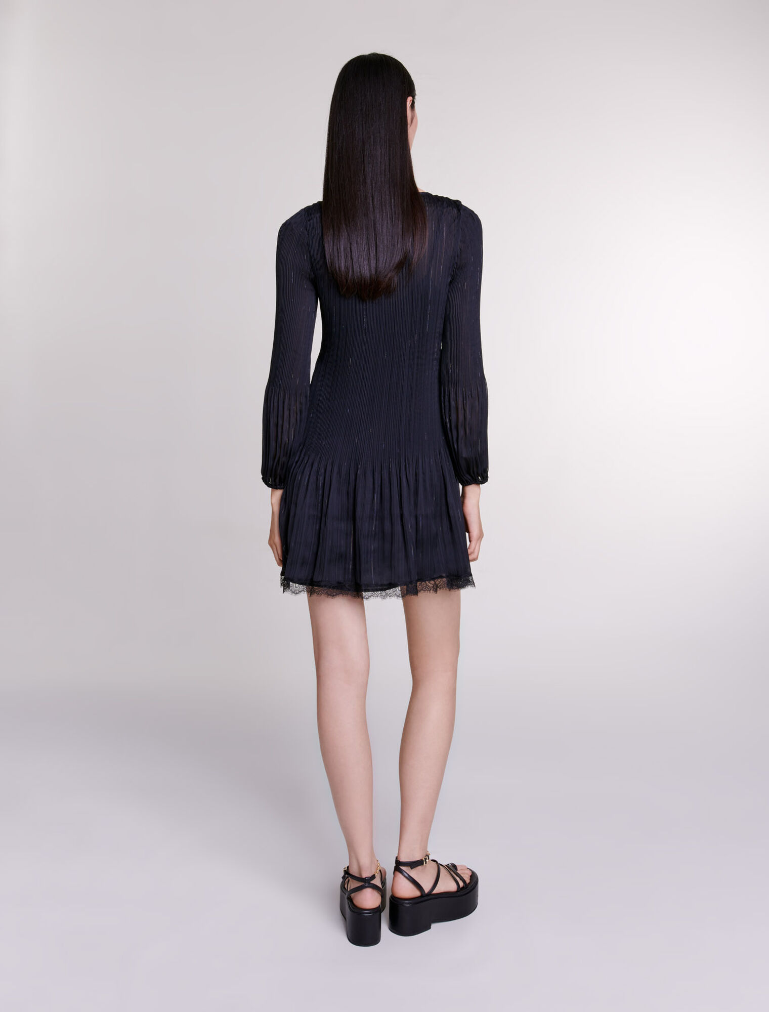 Short pleated dress