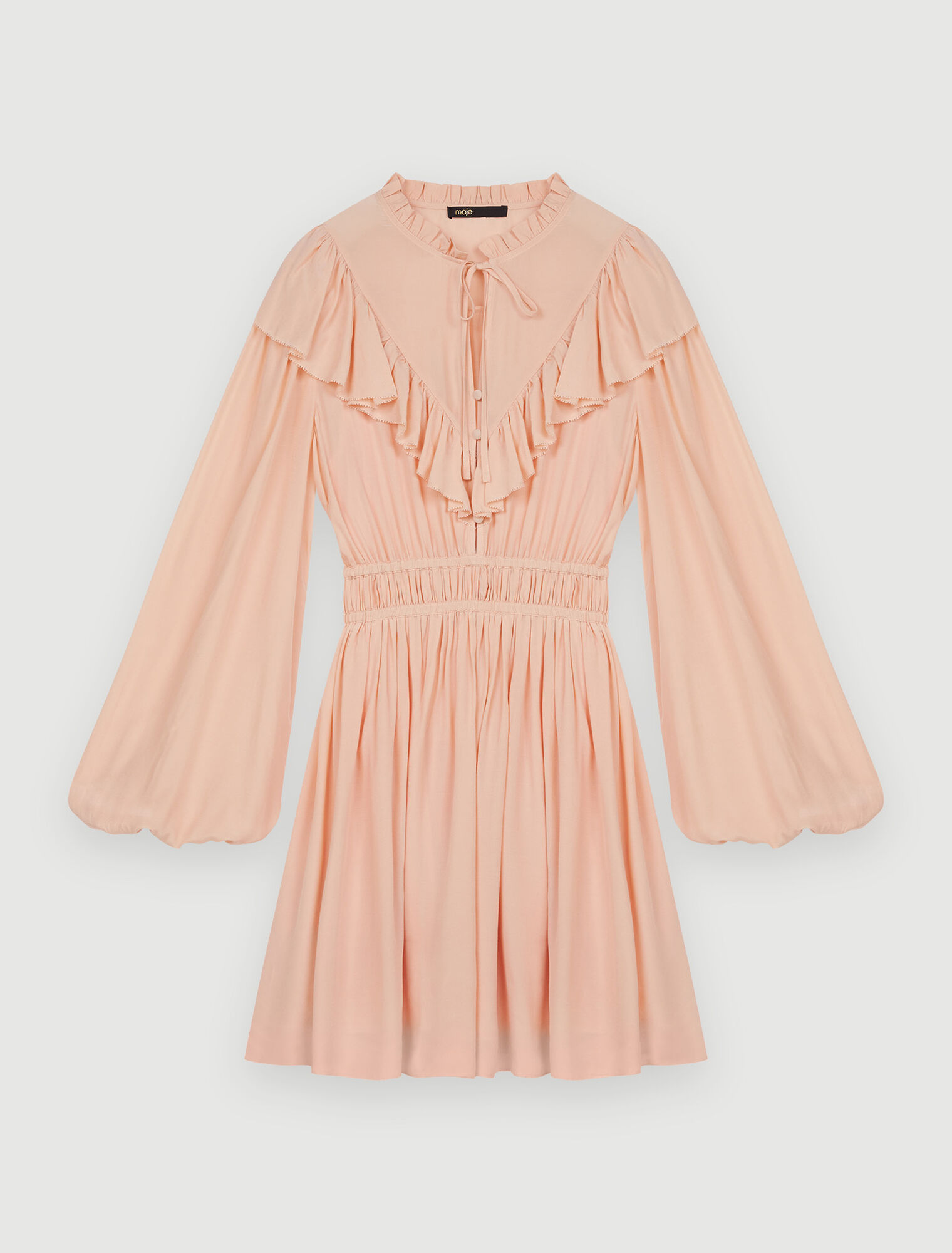 Ruffled short dress