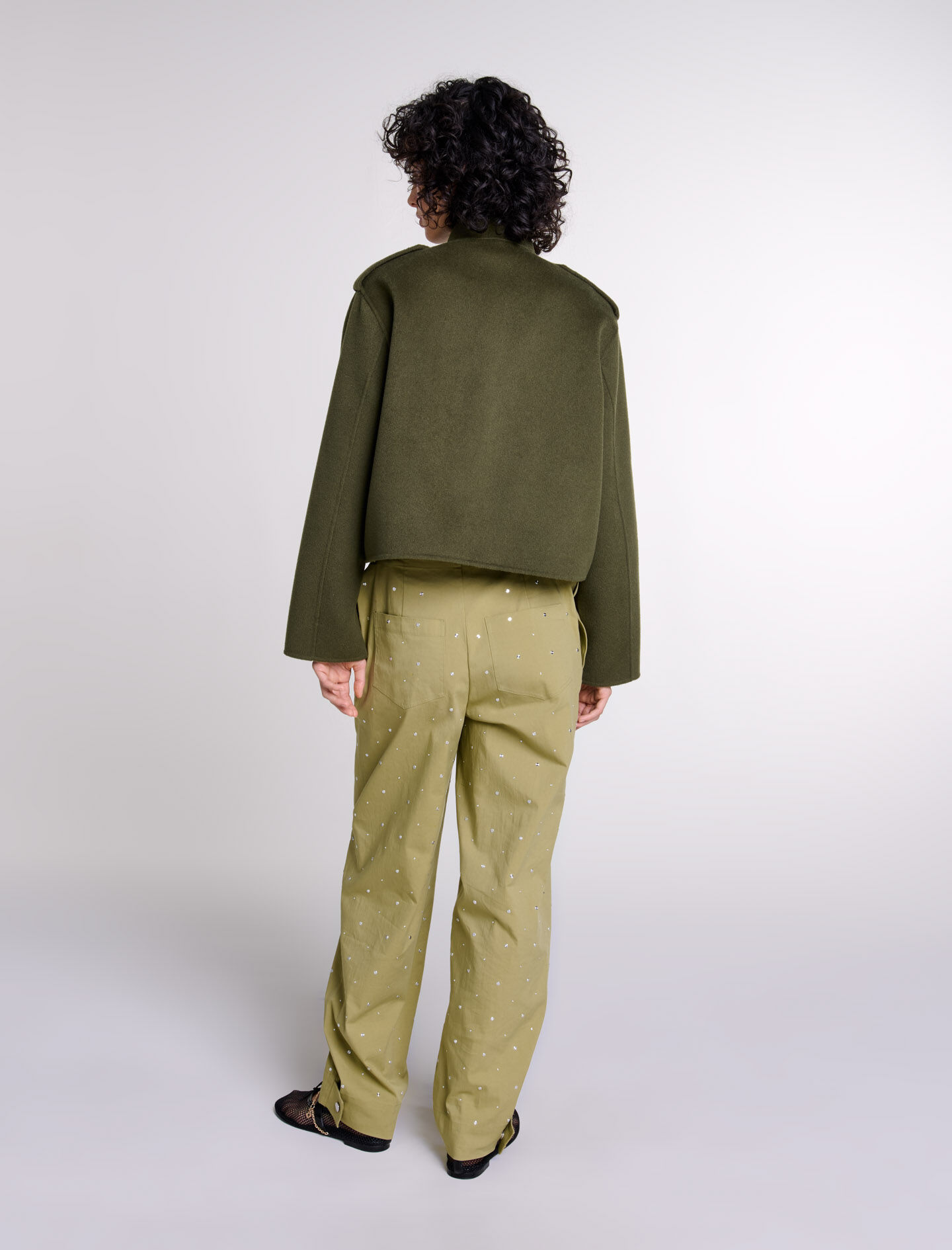 価格は安く jacket Double-sided Brown Maje | Women For ジャケット・アウター
