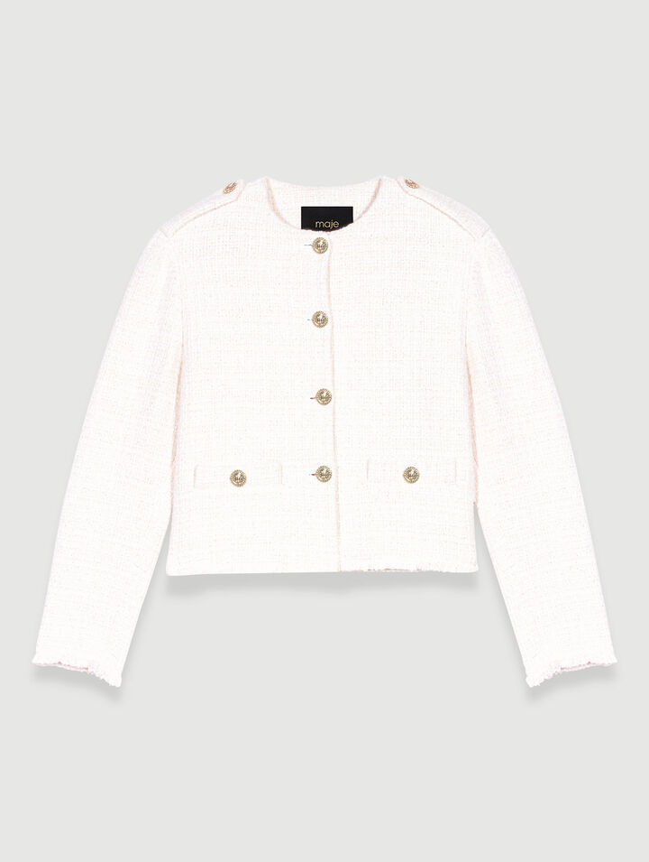 Short tweed jacket