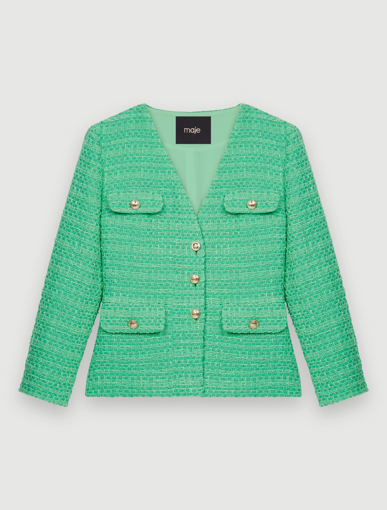 Fitted tweed jacket