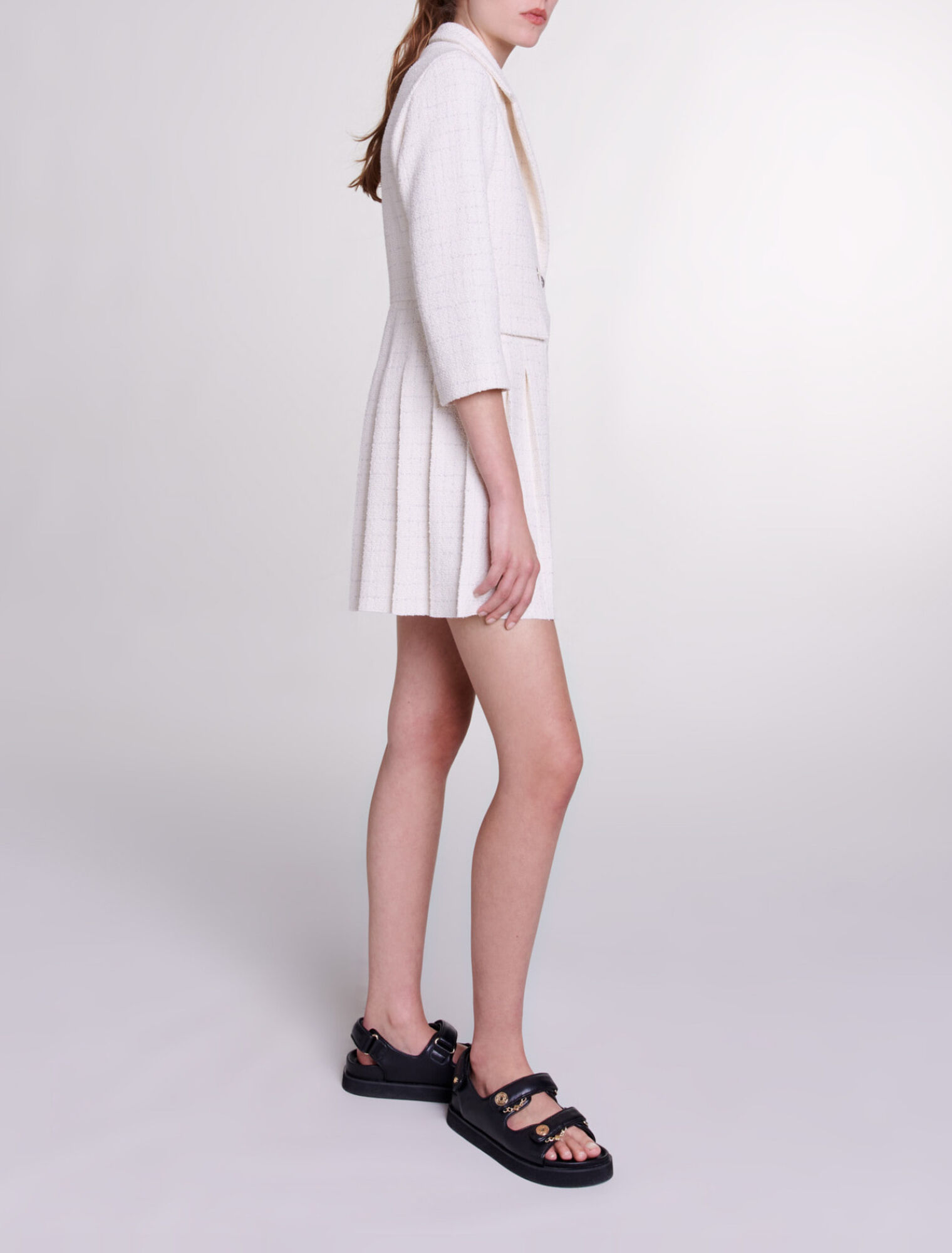 Short button-up dress