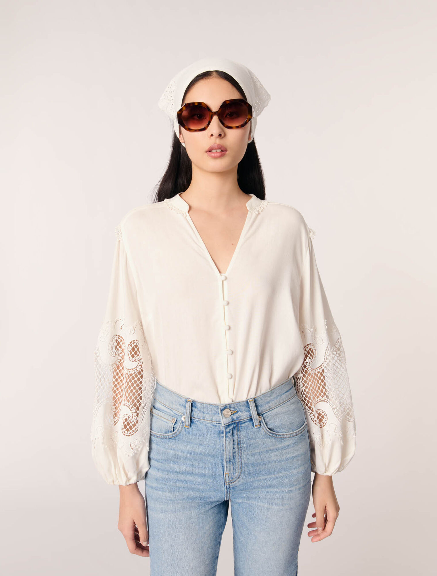 Long sleeve blouse