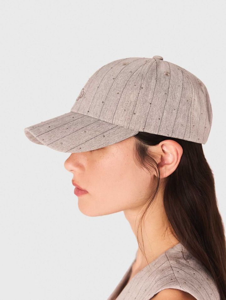 Printed cotton hat