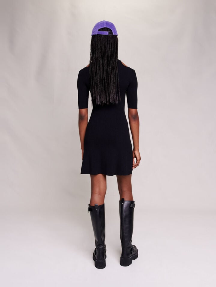 Cutaway short dress