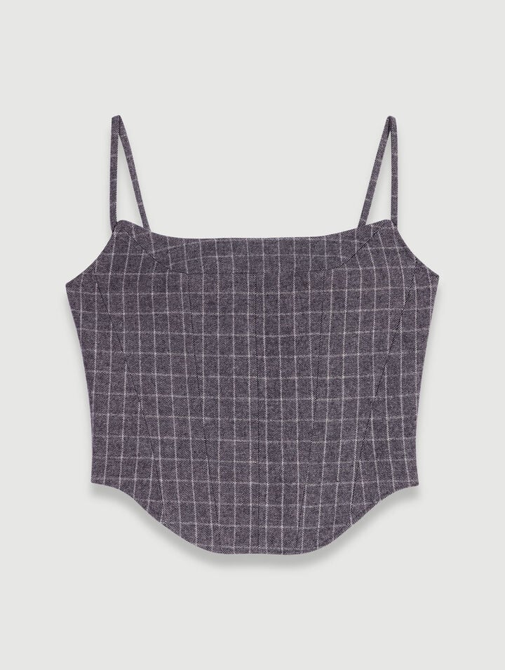 Checked top