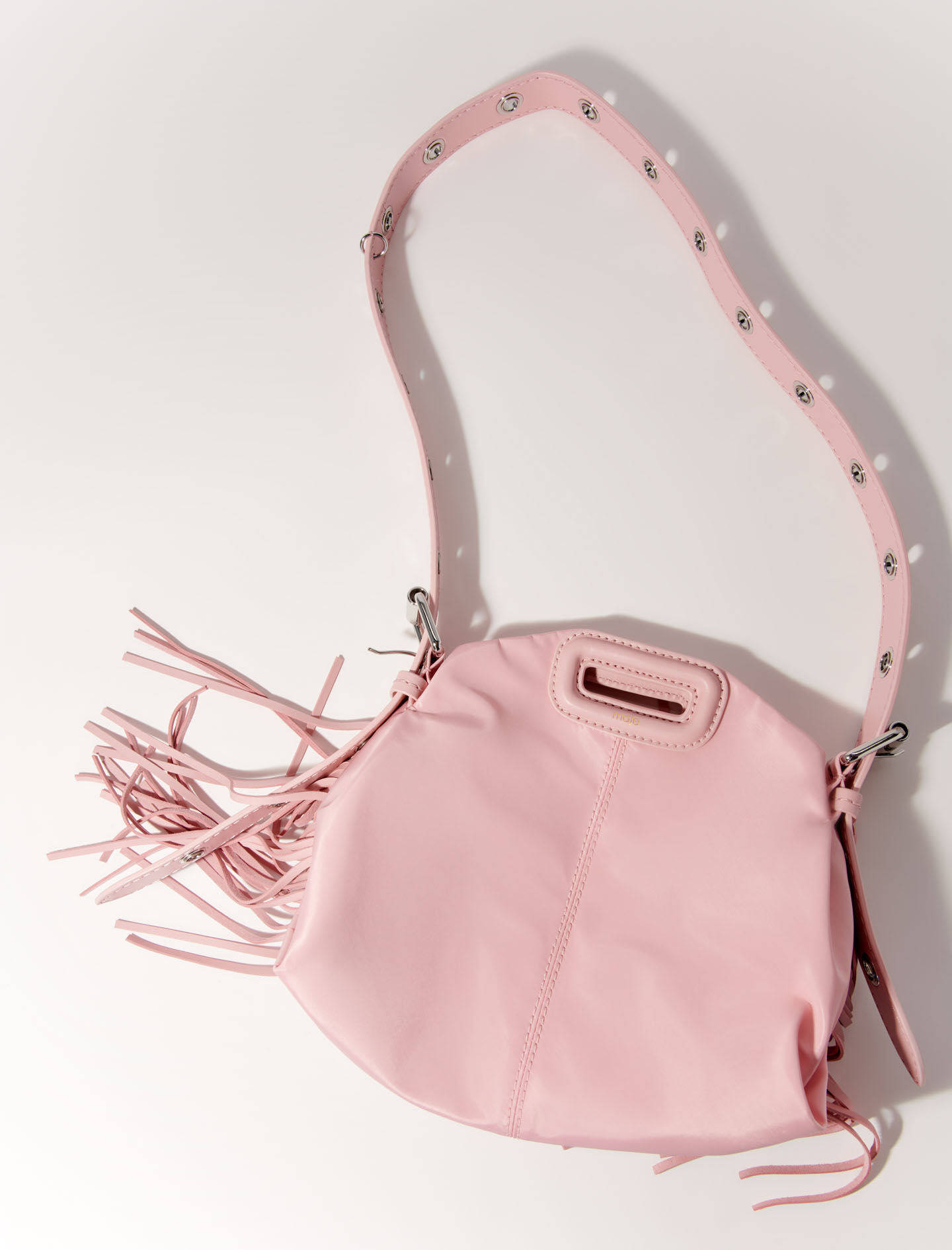 Soft mini Miss M bag Pink For Women | Maje